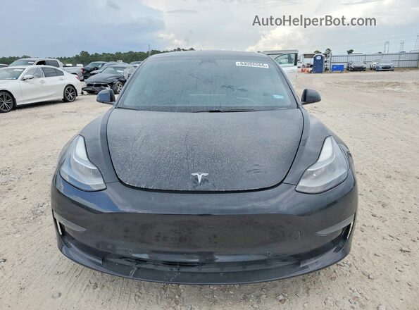 5YJ3E1EB2MF050470 2021 TESLA MODEL Black წინა ხედი