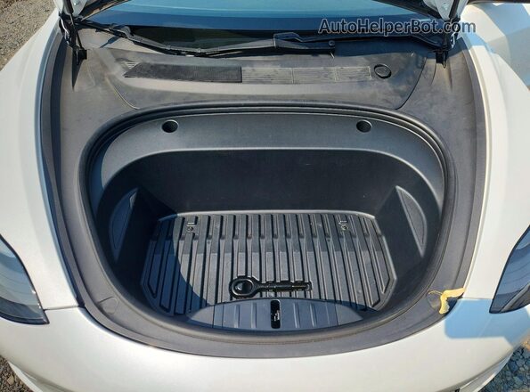 5YJ3E1EB2MF960751 2021 TESLA MODEL White Widok wnętrza z tyłu