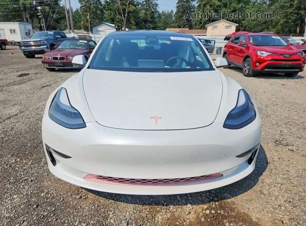 5YJ3E1EB2MF960751 2021 TESLA MODEL White Widok z przodu