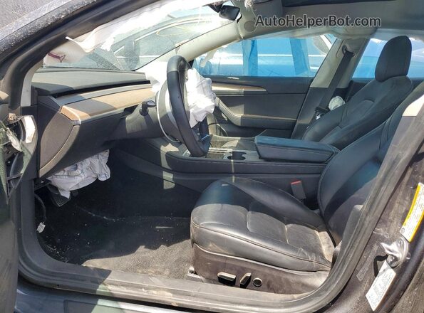 5YJ3E1EB2NF130742 2022 TESLA MODEL Серый Вид салона спереди