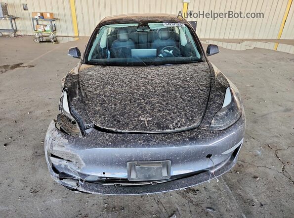 5YJ3E1EB2NF130742 2022 TESLA MODEL Серый Вид спереди