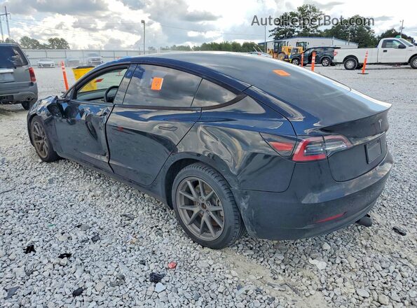 5YJ3E1EB2NF191556 2022 TESLA MODEL Black Trasero izquierdo