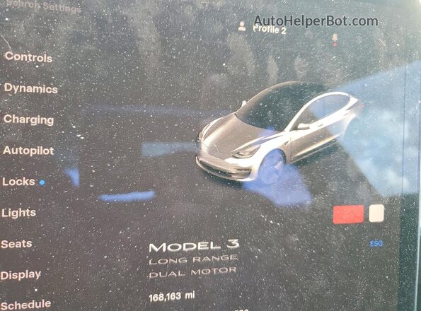 5YJ3E1EB2NF191556 2022 TESLA MODEL Black Vista del cuadro de instrumentos