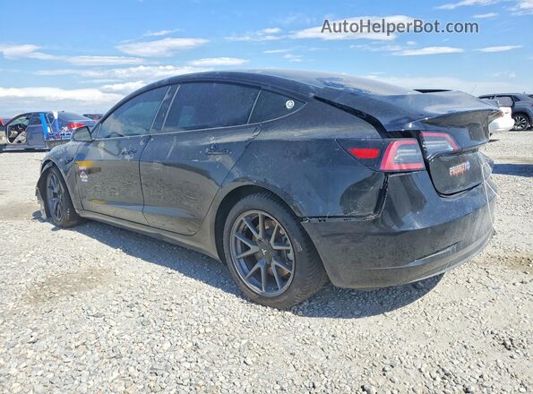 5YJ3E1EB2NF191623 2022 TESLA MODEL Black უკანა მარცხენა