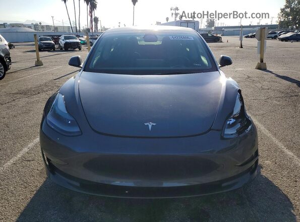 5YJ3E1EB2PF628779 2023 TESLA MODEL Gray Դիմացի տեսք