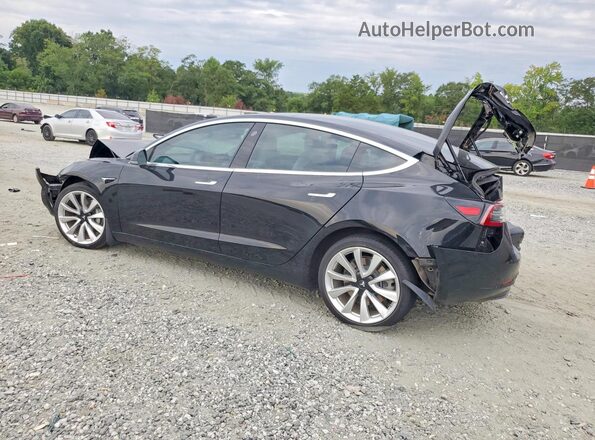 5YJ3E1EB3KF365923 2019 TESLA MODEL Черный Задняя левая четверть