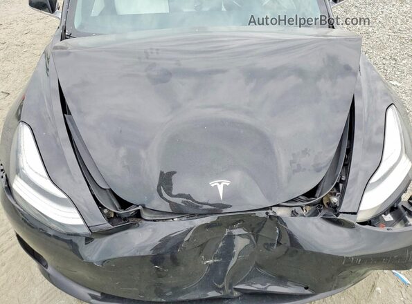 5YJ3E1EB3KF365923 2019 TESLA MODEL Черный Вид задней части салона