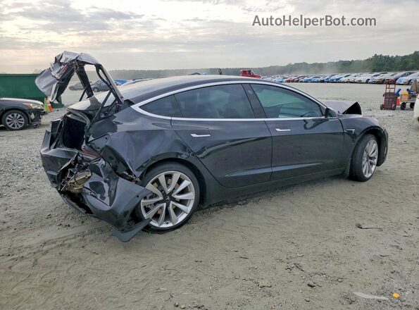5YJ3E1EB3KF365923 2019 TESLA MODEL Черный Задняя правая четверть