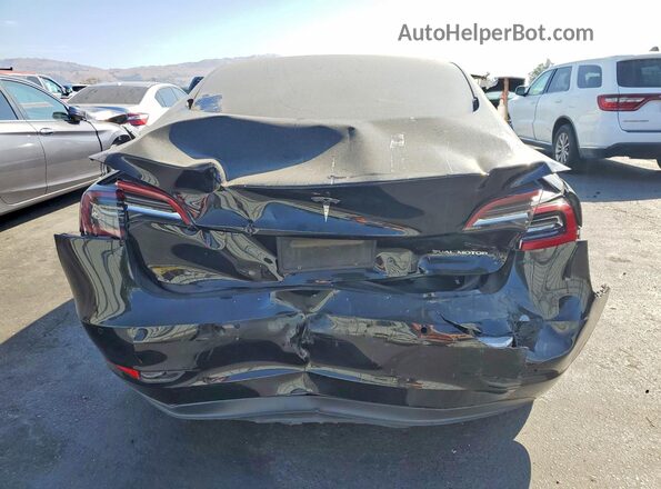 5YJ3E1EB3MF877331 2021 TESLA MODEL Black უკანა ხედი