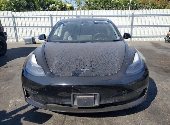 5YJ3E1EB3MF877331 2021 TESLA MODEL Black წინა ხედი
