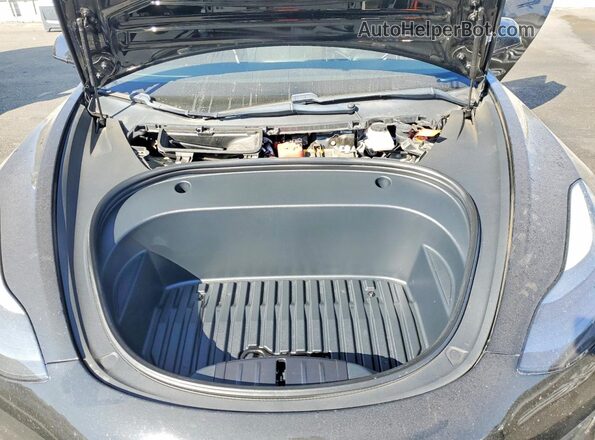 5YJ3E1EB3MF877331 2021 TESLA MODEL Black უკანა სალონის ხედი