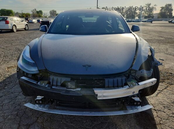 5YJ3E1EB3MF939147 2021 TESLA MODEL Gray Vista frontal