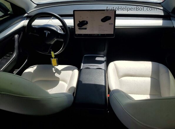 5YJ3E1EB3PF681474 2023 TESLA MODEL Blue წინა პანელის ხედი