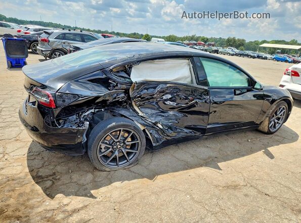 5YJ3E1EB4MF961013 2021 TESLA MODEL Black Tył prawy