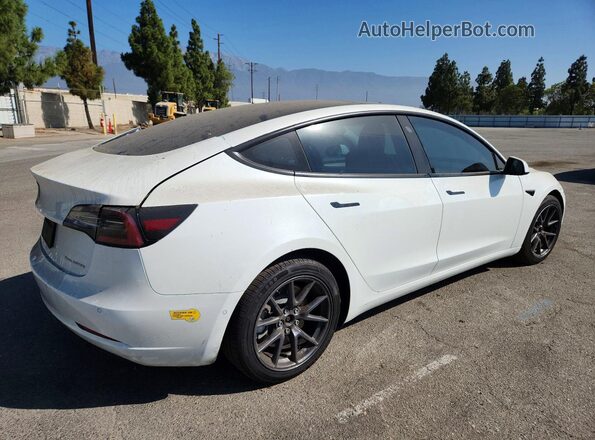 5YJ3E1EB4NF131486 2022 TESLA MODEL White Rear right