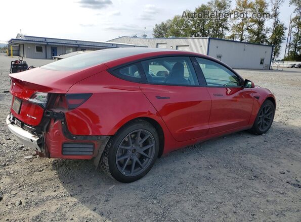 5YJ3E1EB4NF206834 2022 TESLA MODEL Red Trasero derecho