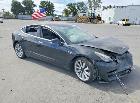 5YJ3E1EB5JF144273 2018 TESLA MODEL Black Front right