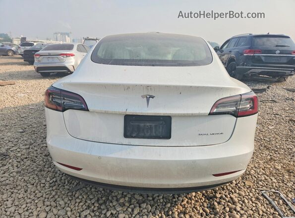 5YJ3E1EB5MF077565 2021 TESLA MODEL White Vista trasera