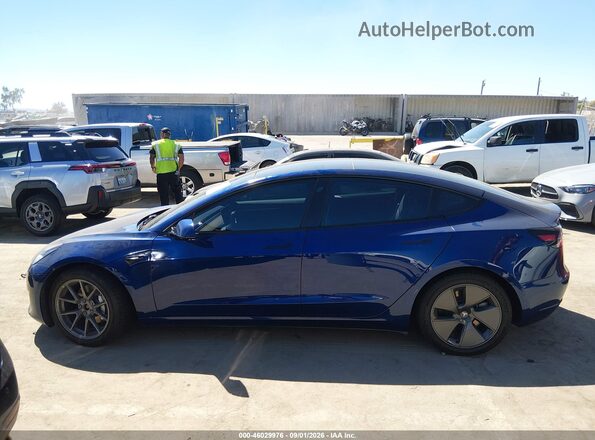 5YJ3E1EB5MF079459 2021 TESLA MODEL 3 Blue 