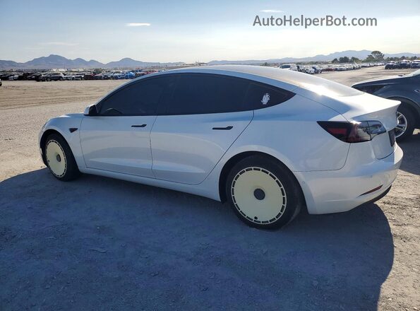 5YJ3E1EB5NF183886 2022 TESLA MODEL White Tył lewy