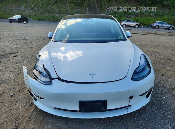5YJ3E1EB5NF249997 2022 TESLA MODEL White Vista frontal