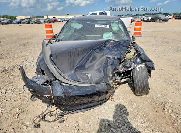 5YJ3E1EB5NF273829 2022 TESLA MODEL Black Front view