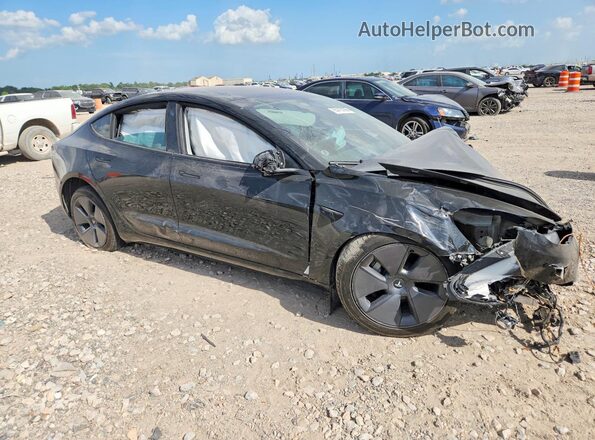 5YJ3E1EB5NF273829 2022 TESLA MODEL Black Front right