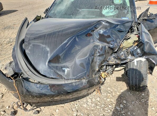 5YJ3E1EB5NF273829 2022 TESLA MODEL Black Rear interior view