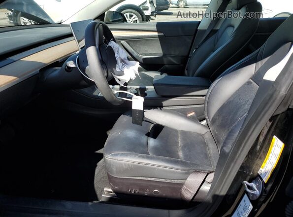 5YJ3E1EB5PF610518 2023 TESLA MODEL Black Вид салону спереду