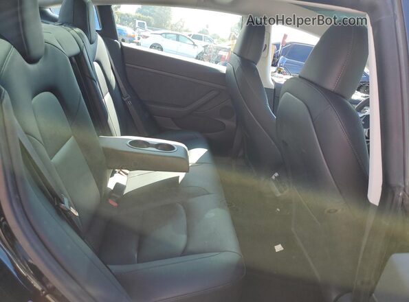 5YJ3E1EB5PF610518 2023 TESLA MODEL Black Вид задніх сидінь