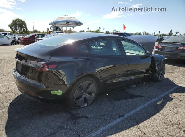 5YJ3E1EB5PF610518 2023 TESLA MODEL Black Задня права чверть