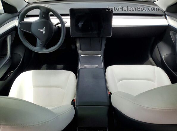 5YJ3E1EB5PF706584 2023 TESLA MODEL Black წინა პანელის ხედი