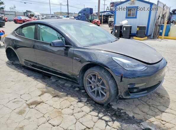 5YJ3E1EB5PF706584 2023 TESLA MODEL Black წინა მარჯვენა
