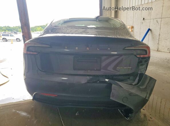 5YJ3E1EB5RF766223 2024 TESLA MODEL Charcoal Widok z tyłu
