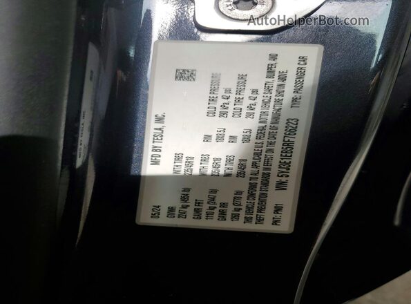 5YJ3E1EB5RF766223 2024 TESLA MODEL Charcoal Widok komory silnika