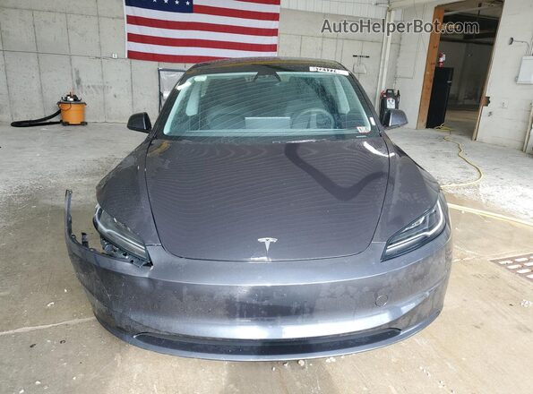 5YJ3E1EB5RF766223 2024 TESLA MODEL Charcoal Widok naklejki z numerem VIN