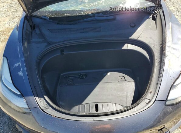 5YJ3E1EB6KF510257 2019 TESLA MODEL Gray Սալոնի հետևի տեսք