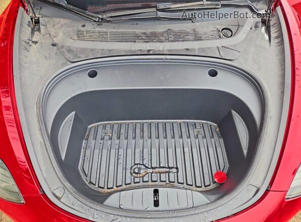 5YJ3E1EB6PF415897 2023 TESLA MODEL Red უკანა სალონის ხედი
