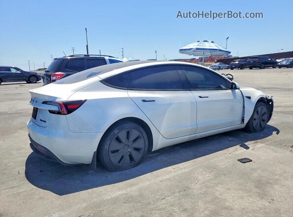 5YJ3E1EB6RF796606 2024 TESLA MODEL White Հետևի աջ