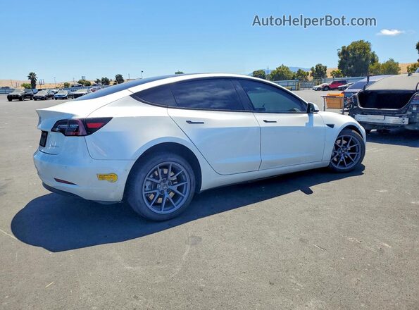 5YJ3E1EB7MF079589 2021 TESLA MODEL White Trasero derecho