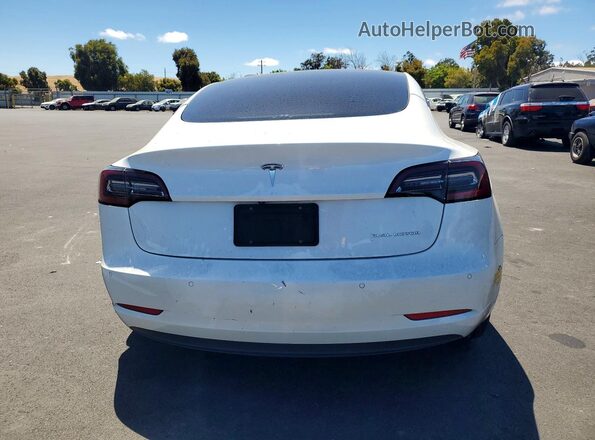 5YJ3E1EB7MF079589 2021 TESLA MODEL White Vista trasera