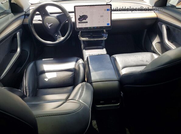 5YJ3E1EB7MF079589 2021 TESLA MODEL White Vista del salpicadero