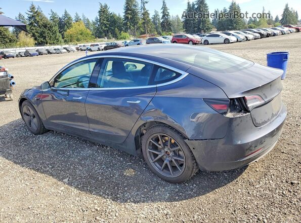 5YJ3E1EB8JF094145 2018 TESLA MODEL Серый Задняя левая четверть