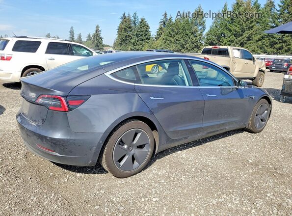 5YJ3E1EB8JF094145 2018 TESLA MODEL Серый Задняя правая четверть