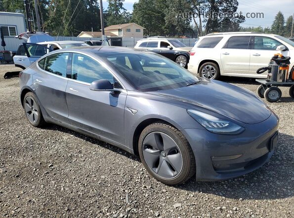 5YJ3E1EB8JF094145 2018 TESLA MODEL Серый Передняя правая четверть