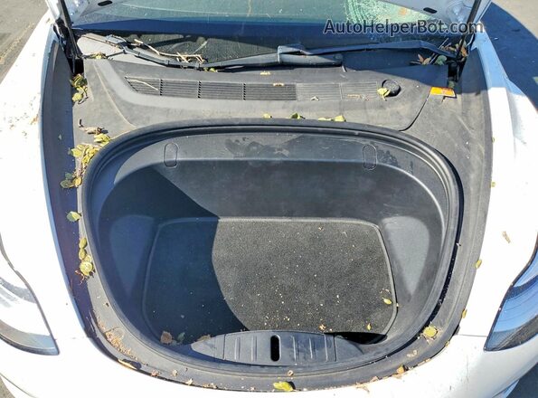 5YJ3E1EB8KF187569 2019 TESLA MODEL White Rear interior view