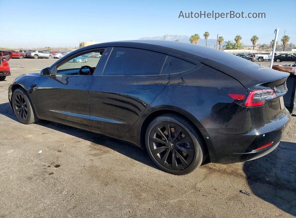 5YJ3E1EB8NF198768 2022 TESLA MODEL Black Задня ліва чверть