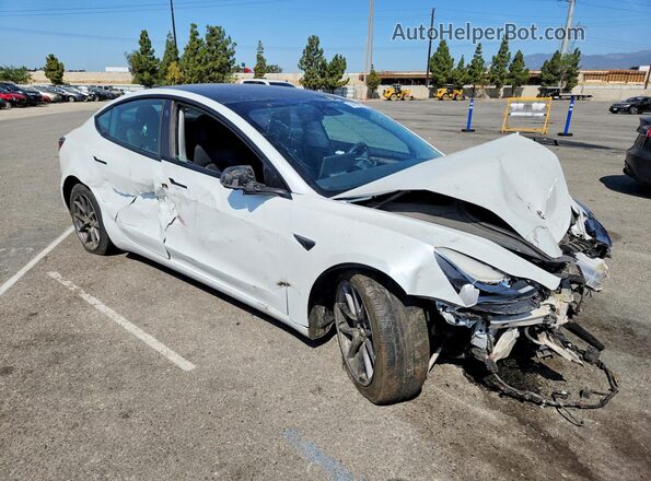 5YJ3E1EB8NF274702 2022 TESLA MODEL White წინა მარჯვენა