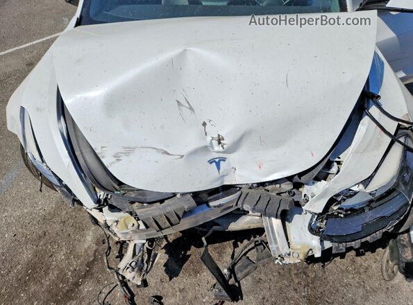 5YJ3E1EB8NF274702 2022 TESLA MODEL White უკანა სალონის ხედი