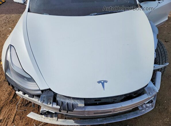 5YJ3E1EB8NF315619 2022 TESLA MODEL 3 White Widok komory silnika